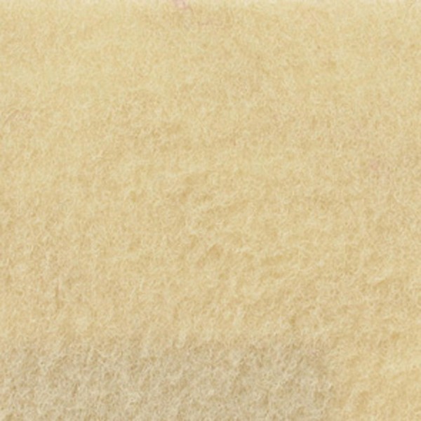 Velours Messeteppich B1 beige ivory mit Folienabdeckung