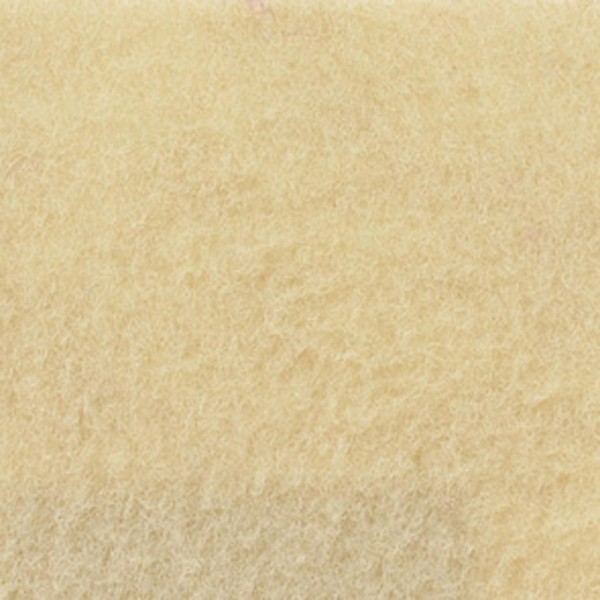 Velours Messeteppich B1 beige ivory mit Folienabdeckung