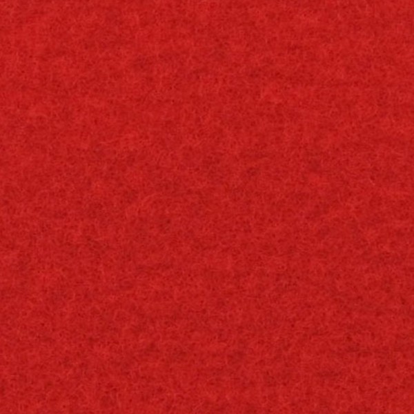 Messeteppich Flachfilz B1 mit Folienabdeckung rot