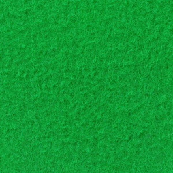 Velours Messeteppich B1 Expoluxe grün mit Folienabdeckung