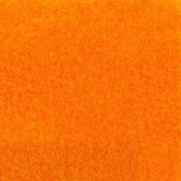 Velours Messeteppich B1 Expoluxe orange mit Folienabdeckung
