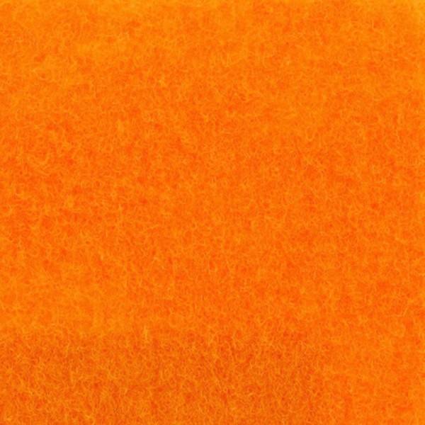 Velours Messeteppich B1 Expoluxe orange clementine mit Folienabdeckung